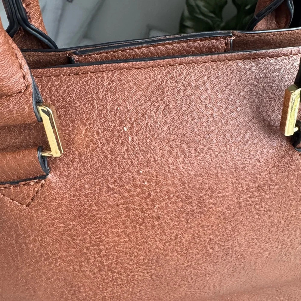 Steve Madden Brown Leather Handbag - Picture 9 of 10